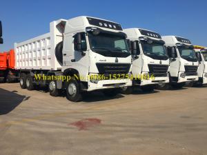 China SINOTRUCK HOWO A7 420hp 8x4 Sand Carrying Dump/ Dumper Truck For Ghana Market wholesale