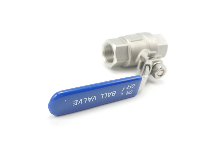 SS High Pressure Safety Valve , Inner Threaded Two Piece Ball Valve Food Grade