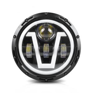 China 7 Inch 6500K 85W Halo Fog Lights Auto High Power wholesale