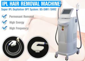 China OPT SHR Permanent Hair Removal Machine For Unwanted Facial Hair / Men's Body Hair wholesale