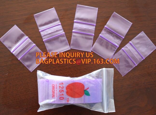 Mini K zipper bag Reclosable Apple Bags colorful mini bag, mini apple bags mini plastic zipper PACKAGE CORN STARCH
