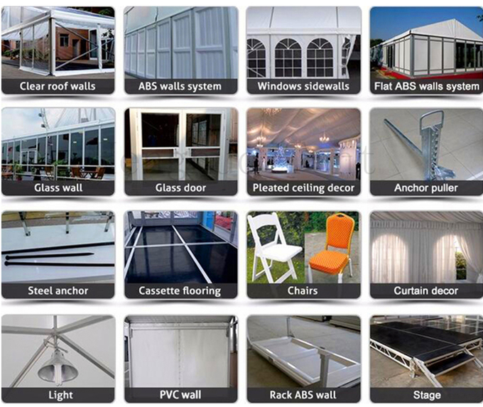 Multi Side Circle Catering Tent New Arrival Octagonal Waterproof Outdoor Event Tent 4