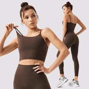 China 2023 Sportswear Ladies Gym Wear 2 Piece Fitness Yoga Set High Quality Women Custom Logo Gym Set wholesale