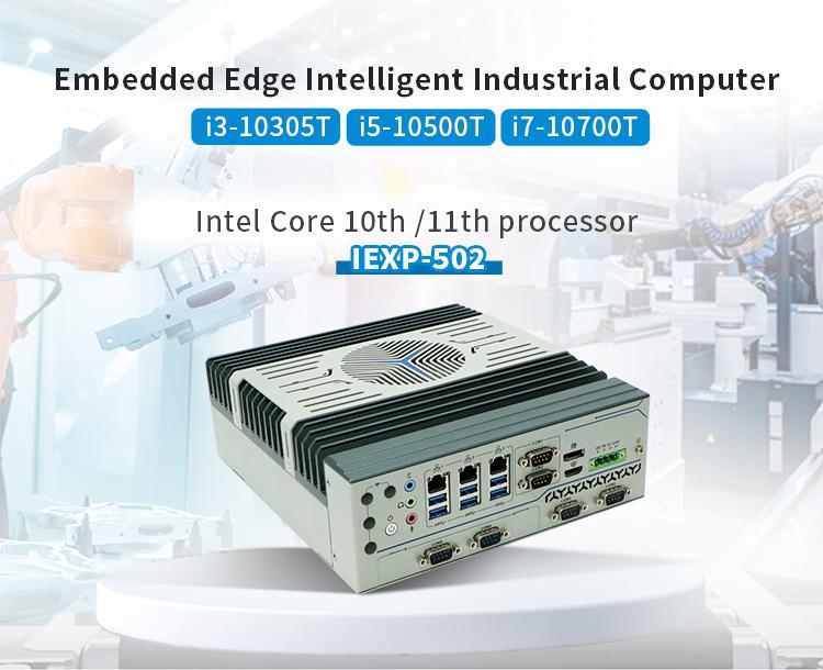 Industrial Mini PC IEXP-502 With Mini PCIe Expansion Slot Windows/Linux Operating System