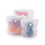 Airtight Silicone Food Pouches 1500ml Reusable Silicone Bags For Sandwich Snack