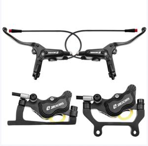 China 4 Pistons Power Off Bicycle Hydraulic Brake Set Aluminum Material wholesale