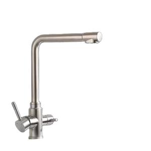 China OEM Polished Stretched Stainless Steel Faucet Dishwashing Sink Faucet wholesale