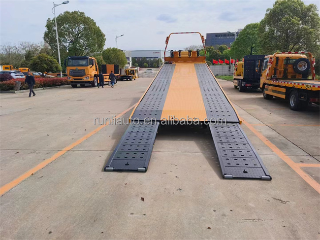 Heavy Duty 10-20ton Car Carrier Tow Truck Slide Bed Wrecker Truck