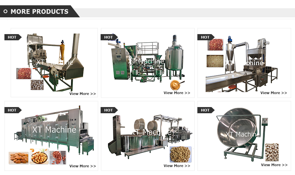 Flat Rotary Nut Roasting Machine 3kw 600mm for Coated Peanut