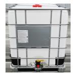 White IBC Chemical Tanks HDPE 300 Gallon Chemical Tote