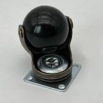 1.5 Inch Ball Swivel Plate Caster Wheels Antique Brass For Furniture