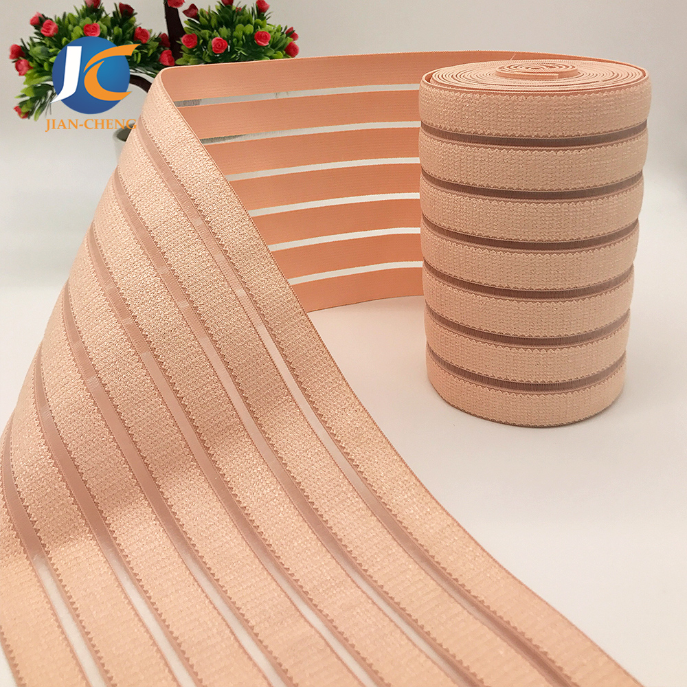 High quality polyester fish silk elastic band , viscose elastic band, medical elastic band