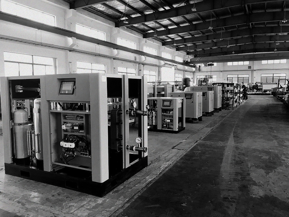 200kw/270hp 8bar/116psi water cooling water lubrication oil free screw air compressor oil free air compressor