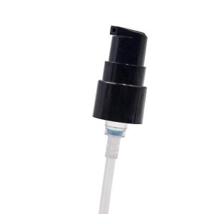 China 20/410 Cosmetic Cream Pump PP Plastic Black Treatment Pump wholesale