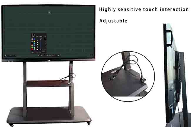 Pen Touch 4K Smart Board Dual OS 86 Interactive Display For Teaching