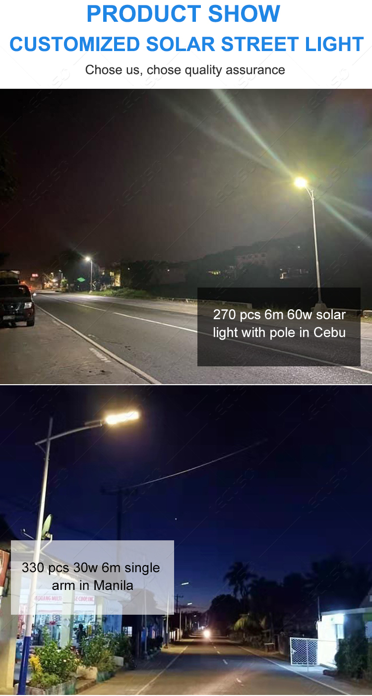 30watts 100w Solar Hybrid Street Light LED Solar Powered Lights IP65 Waterproof