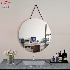 China Unbreakable Large Wall Mirror Round Glass Makeup Mirror for Home Salon Hotel Decoration wholesale