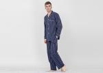 Personalised Mens Long Pyjamas Set / Mens Luxury Loungewear Set Anti Shrink