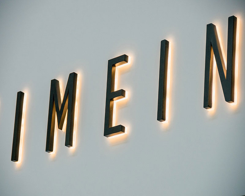 3d company name 3 d letter night light multi colour for shop store sign board led