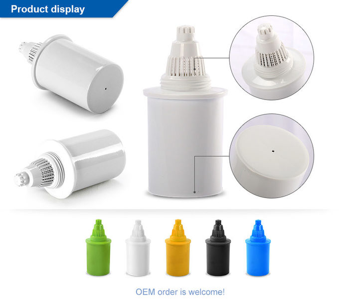 Healthy Drinking Alkaline Water Filter Cartridge , Water Pitcher Filter Parts