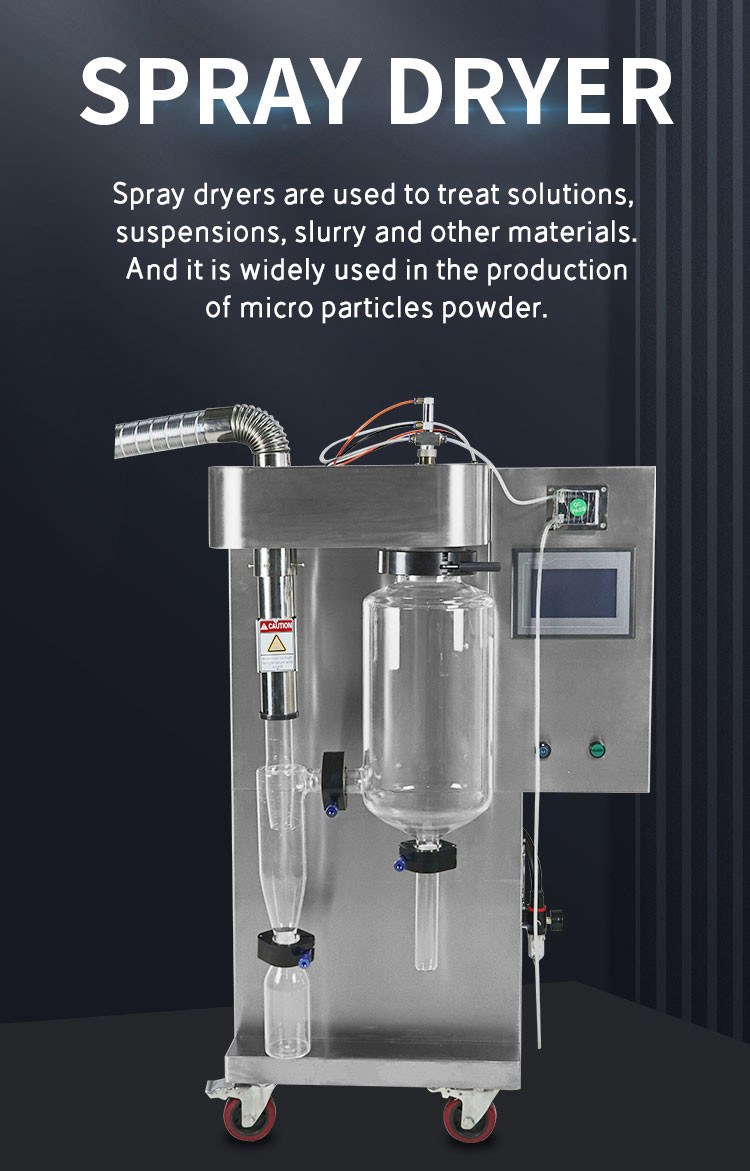 2l Stainless Steel Centrifugal Atomizer Spray Dryer Lab Small Scale Mini For Instant