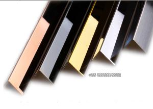 China Commercial Metal Stainless Steel Corner Guards L Shape 12X12Mm wholesale