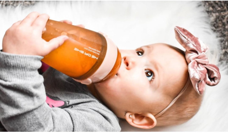 BPA Free Anti Colic 160ml 5oz Silicone Baby Feeding Bottle