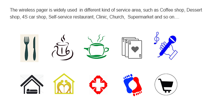 High-quality Wireless Smart Pager Restaurant Queue Number Messenger