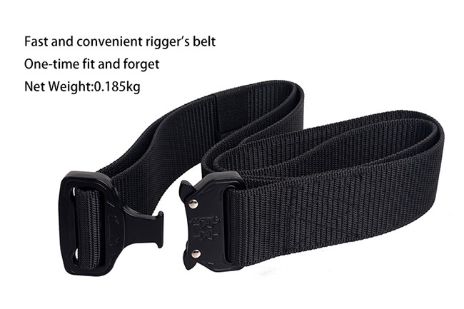 Hunting Gear Accessories Black Cobra Nylon Belt And Tactical Belt Buckle
