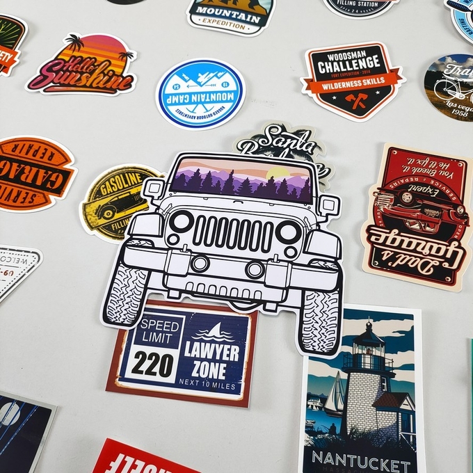 Household Cosmetic Custom Stickers Clothing Hang Tag In Classrooms
