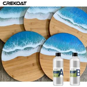 China Low VOC Self Leveling Clear Epoxy Resin For Craft Jewelry Canvas Painting wholesale
