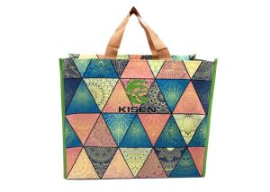 China Custom Design Woven Carry Bags Eco Friendly Pp Material Gravure Printing wholesale