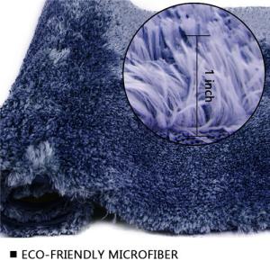 China Thicker Fluffy Microfiber Latex Backed Bath Mats non slip wholesale