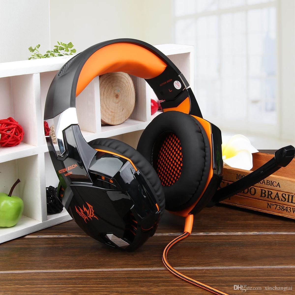 KOTION EACH G2000 100mA 2.2kohm Deep Bass Gaming Headset