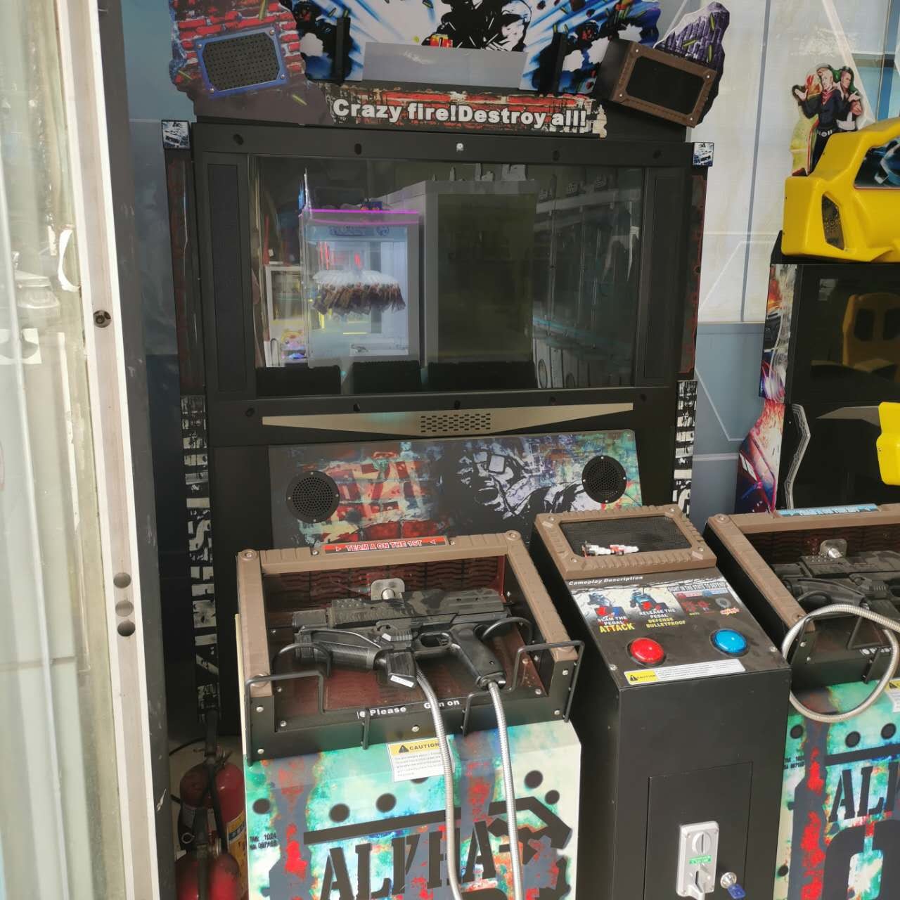 55" LCD Video Storm Gun Arcade Machine 3D Electric Shooting Game Machine
