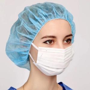 China Color Selection Yellow Round Cap For Doctor / Surgeon / Nurse / Worker In Dustfree Workshop wholesale