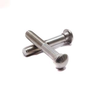 China Round Head Elliptic Neck Rail Fish Bolt Railway Oval Neck Track Bolt wholesale
