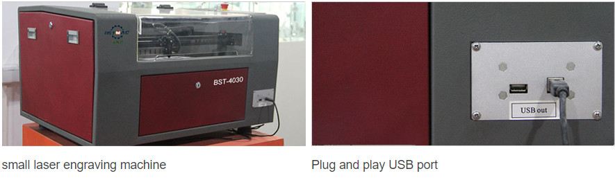 Wood Acrylic Laser Cutting Machine 40*30cm Portable Desktop Laser Cutter