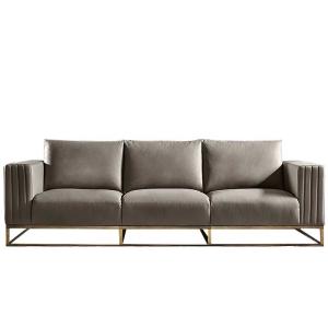 China Italian Living Room Sectional Sofas 0.85x1.5m Luxury Velvet wholesale