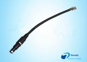 China Custom Cable Assembly Military Cable With Fischer Connectors Black wholesale