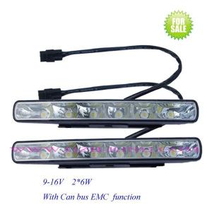 China 9-16V High Power 6 LED Daytime Running Light wholesale