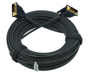 China 100 meter DVI hybrid AOC cable over fiber optic without power supply wholesale