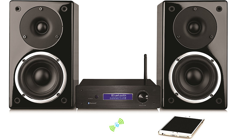 2 Channel Home Theater Wireless Audio Amplifier Class D Amp With Subwoofer Output