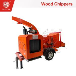 China 1-2 Tons/Hour Diesel Powered Wood Chipper Branch Shredder wholesale