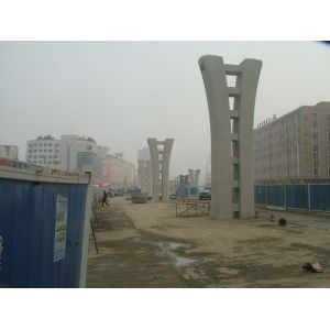 Blue Color Adjustable Column Formwork Simple Structure Reusable Pier Form