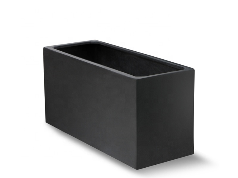 EN840 Certificate Outdoor Facility Large Metal Plant Pots