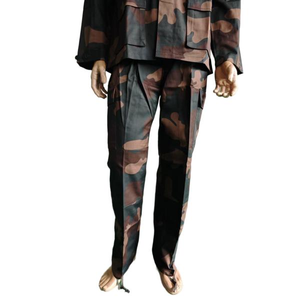 BDU Military Camo Jacket And Pants Set 65% Polyester 35% Cotton Tactical Workwear