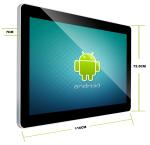 High Resolution 42 Inch LCD Digital Signage Display For Retail , anti-theft