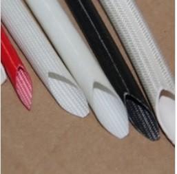 China Silicone Rubber Cable Sleeve Coated Fiberglass Insulating Tubefor Electrical wholesale
