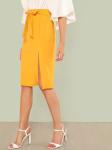 Summer Split Pencil Skirt for Lady